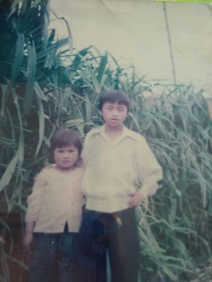 Quân DC khi còn nhỏ tại vùng quê nghèo Bắc Giang